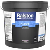 Ralston Pro Matt 3 BTR матовая краска для стен и потолков, 9 л