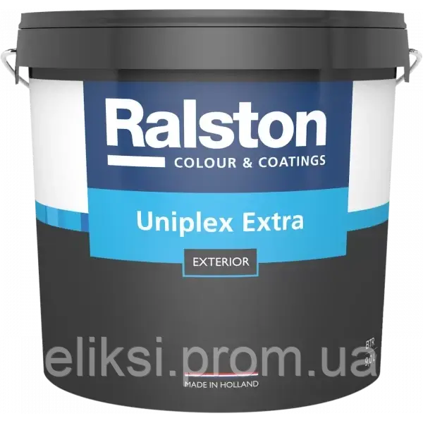 Ralston Uniplex Extra BTR фасадна фарба, 9 л