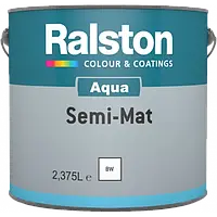 Ralston Aqua Semi-Mat BW шовковиста напівматова емаль, 2.375 л