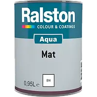 Ralston Aqua Mat BW шовковисто-матова емаль, 0.95 л