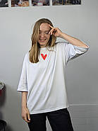 Футболка оверсайз Vsetex Біла S-M, фото 8