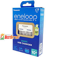 Зарядное устройство Panasonic BQ-CC61E Basic USB Charger Eco Box. USB зарядное для АА и ААА на 4 канала.