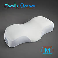 Дитяча ортопедична подушка для сну Family Dream розмір M (clothing:  XS - S) молочний