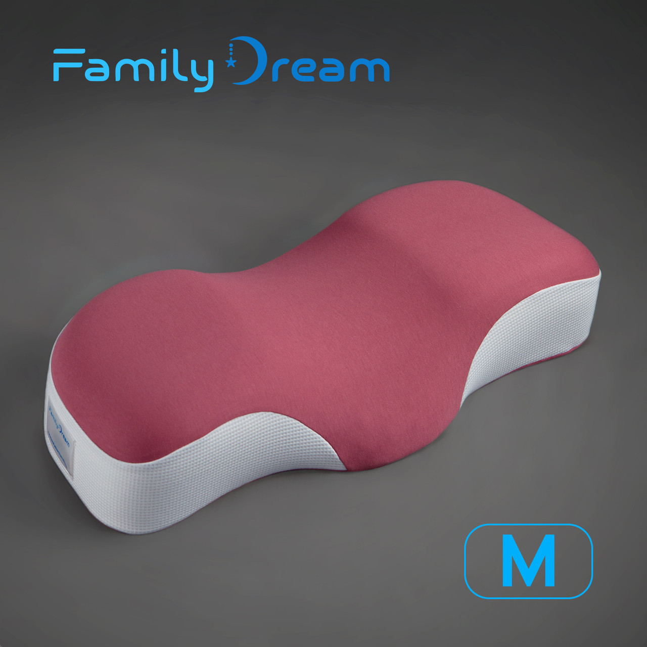 Дитяча ортопедична подушка для сну Family Dream розмір M (clothing: XS - S) теракотовий