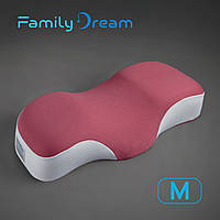 Дитяча ортопедична подушка для сну Family Dream розмір M (clothing: XS - S) теракотовий