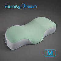 Дитяча ортопедична подушка для сну Family Dream розмір M (clothing: XS - S) м'ята