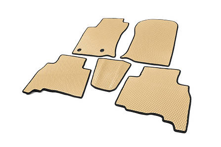 Килимки EVA бежеві 7 місцевий 2013-2022 для Toyota Land Cruiser Prado 150, фото 2