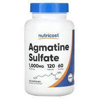 Agmatine Sulfate 1000 mg Nutricost, 120 капсул