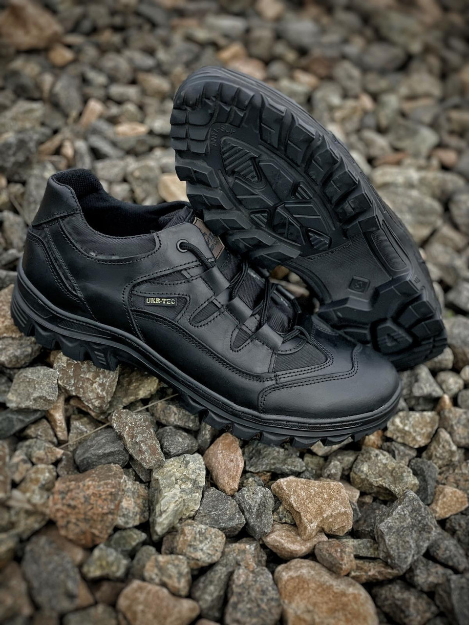 Кросівки тактичні демісезонні UKR-TEC чорні 47, 48 рр., фото 1