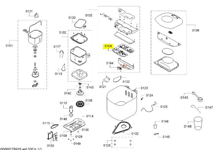 12002856 12202856 модуль керування для хлібопічки Bosch, фото 1