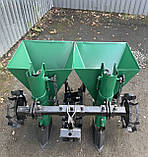 Картоплесаджалка дворядна 60л Plus 1Т з бункерами для добрив, фото 4