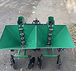 Картоплесаджалка дворядна 60л Plus 1Т з бункерами для добрив, фото 5