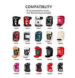 Капсула багаторазова для кавомашини Bosch Tassimo + 2 силіконові кришки на 180 мл і 60 мл ICafilas, фото 5