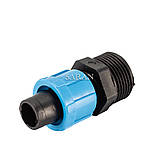 З'єднання із зовнішньою різзю "1/2" для крапельної стрічки МНР", фото 2