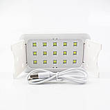 Професійна лампа UV/LED Sun 12 Plus на 60 Вт. (на USB) сенсорна для манікюру та педикюру, фото 7