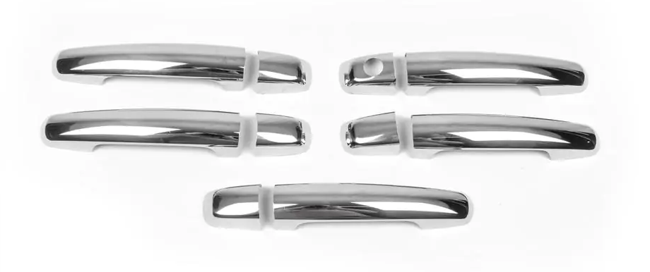 Хром накладки на ручки Suzuki Grand Vitara 2005-2017 Сузуки Гранд Вітара (без чіпа 5шт нержавіюча сталь), фото 1