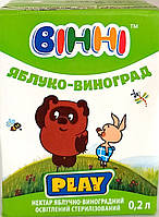 Сок детский Винни Play Яблочно-Виноградный 200 мл (4820146444881)