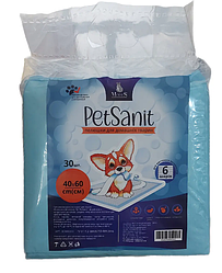Пелюшки для домашніх тварин Modes PetSanit (Модес ПетСаніт 40х60)  30шт/1уп.