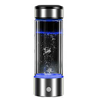 Портативний генератор водневої води XY21 450 мл Скляна іонізаційна пляшка для електролізу води із зарядкою від USB