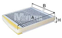 Фильтр салона Volvo S60/S80/V70/XC90 2.0-3.2 98-14, MFILTER (K9022C)