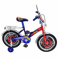 Дитячий велосипед Mustang Тачки 20" з кошиком, синій
