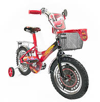 Дитячий велосипед Mustang Тачки 20" з кошиком, червоний