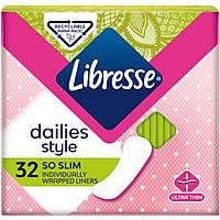 Ежедневные гигиенические прокладки Libresse Dailies Style So slim 32 шт