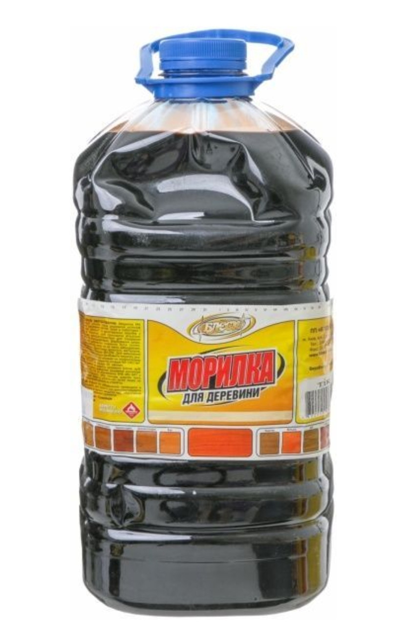 Морилка для дерева БЛЄСК М-4 "Венге" 3,7 кг (пляшка ПЕТ 4,5 л)