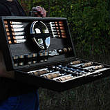 Набір шампурів у дерев'яній коробці "БАДЬОРИЙ", фото 2