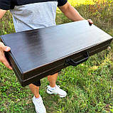 Набір шампурів у дерев'яній коробці "БАДЬОРИЙ", фото 5