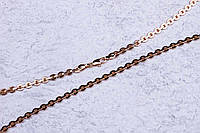 Цепочка женская, напыление золото 18к, длина 45 см