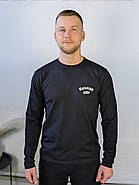 Футболка з довгим рукавом Sleeve Чорний M, фото 9