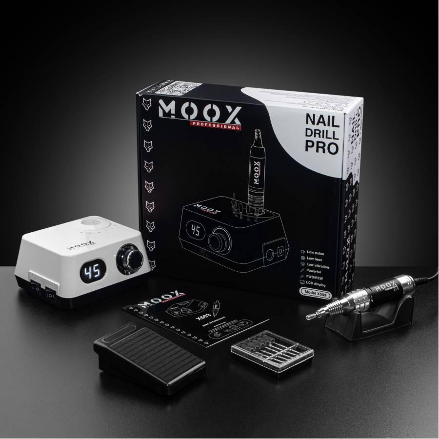 Фрезер для манікюру та педикюру Moox X503, 45 000 об/хв (білий)