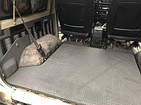 Коврик багажника без задних сидений (EVA, черный) для Toyota Land Cruiser 70 DG