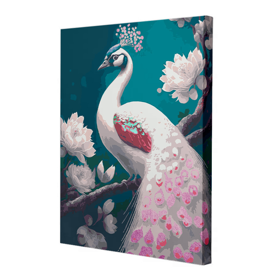Картина за номерами Riviera Blanca Павич 40x50 см (RB-0015)