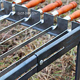 Автоматична шашличниця на ніжках на 8 шампурів, фото 4