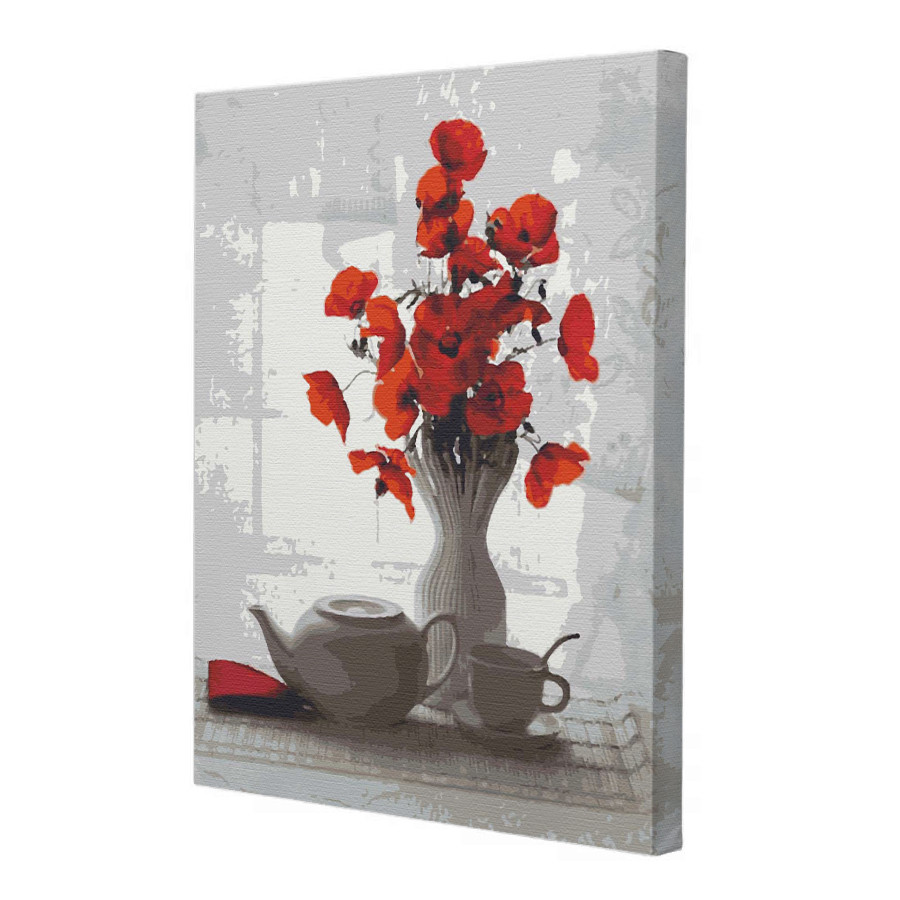Картина за номерами Riviera Blanca Red and White 40x50 см (RB-0096)