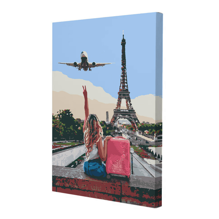 Картина за номерами Riviera Blanca Канікули в Прижі 28x40 см (RB-0115)