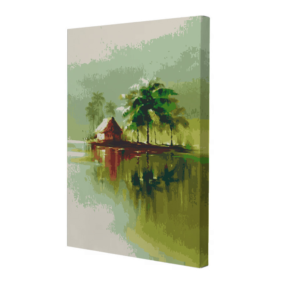 Картина за номерами Riviera Blanca Смарагдовий острів 28x40 см (RB-0120)