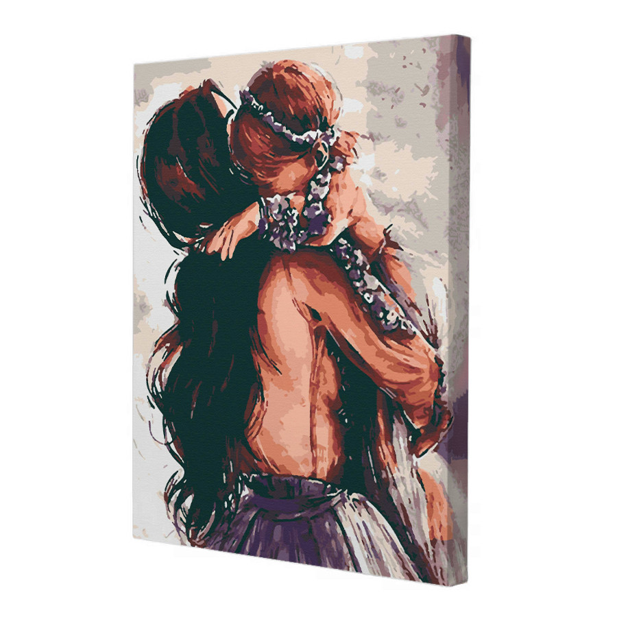 Картина за номерами Riviera Blanca Мамині обійми 40x50 см (RB-0139), фото 1