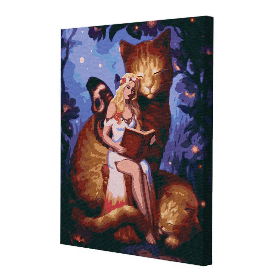 Картина за номерами Riviera Blanca Казки феї 40x50 см (RB-0143)