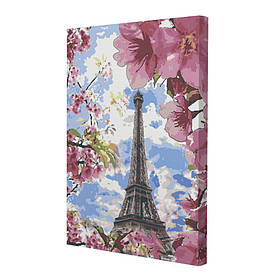 Картина за номерами Riviera Blanca Квітучий Париж 28x40 см (RB-0164)