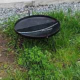 Сковорода двосекційна з диска борони 50 см, фото 2