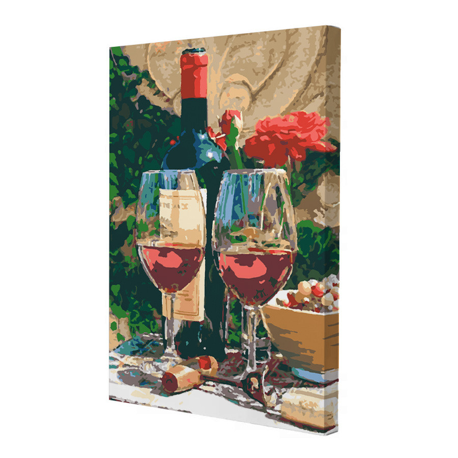 Картина за номерами Riviera Blanca Сонце в бокалі 28x40 см (RB-0281)