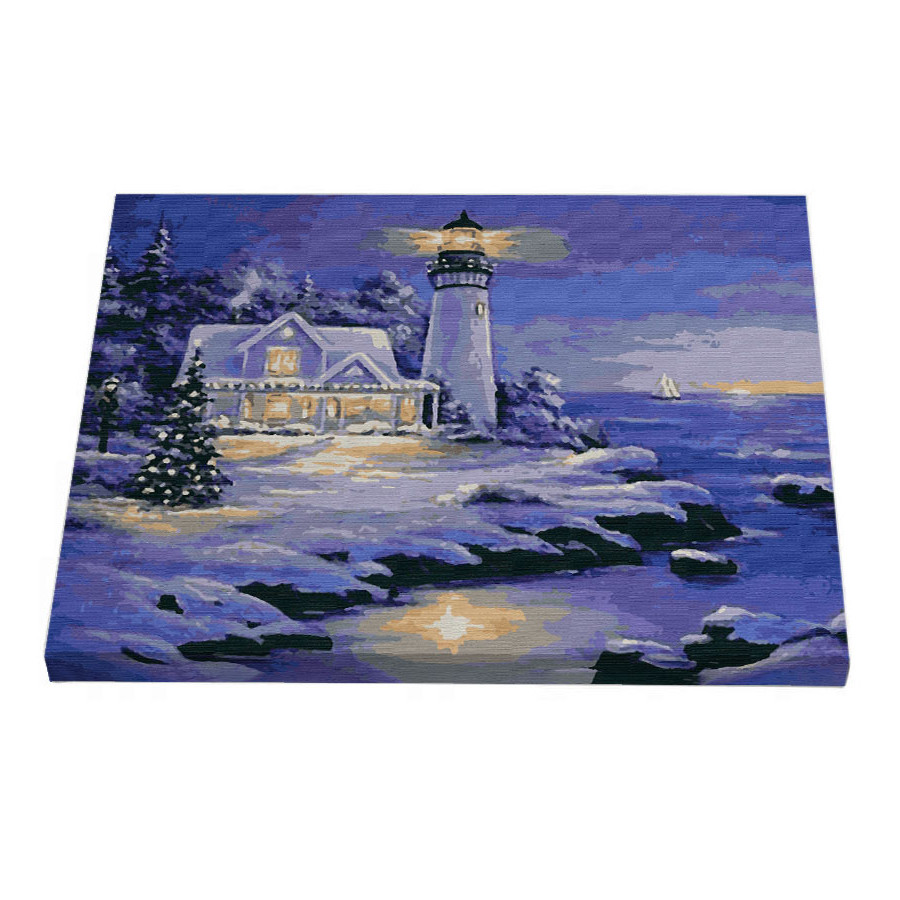 Картина за номерами Riviera Blanca Сніжний мис 40x50 см (RB-0319)