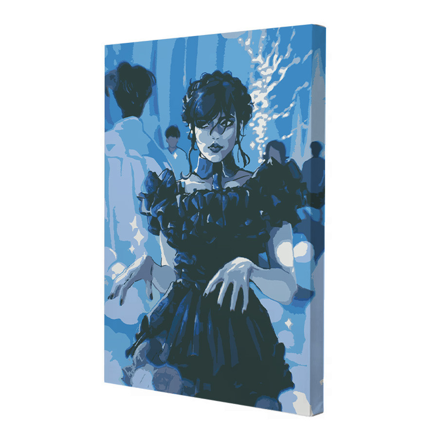 Картина за номерами Riviera Blanca Танець Венздей 28x40 см (RB-0375)