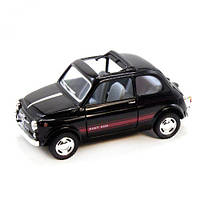 Машинка KINSMART "Fiat 500" (черная) [tsi37550-TCI]