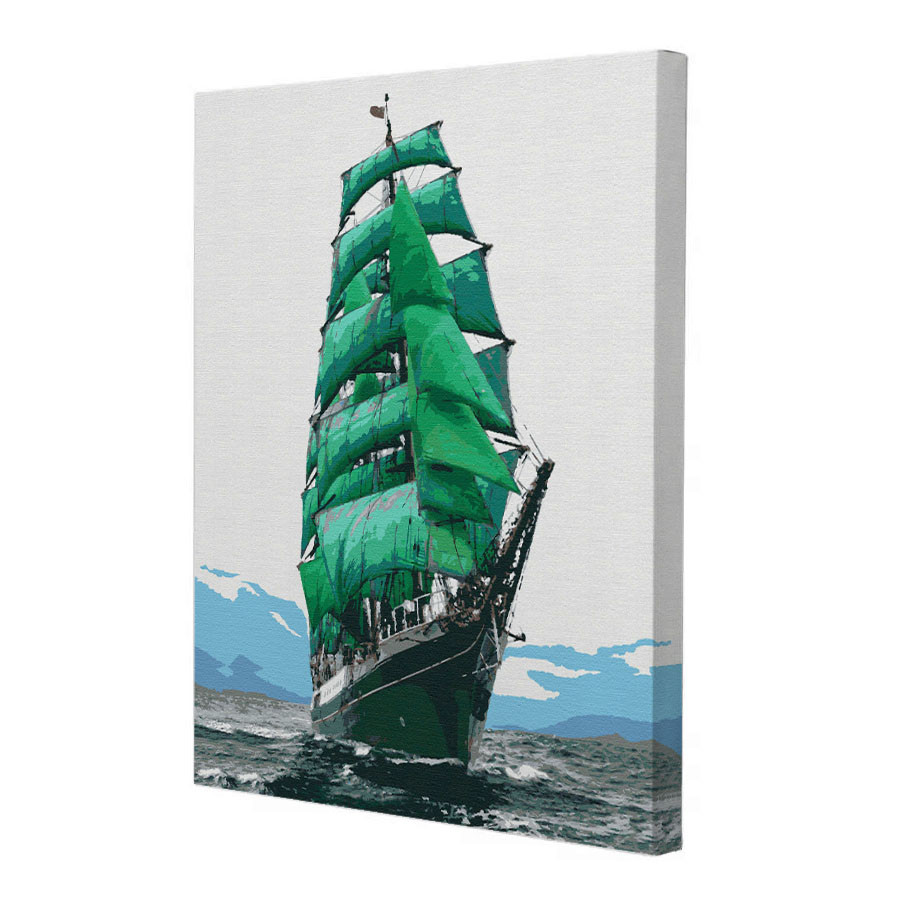 Картина за номерами Riviera Blanca Смарагдовий 40x50 см (RB-0430), фото 1