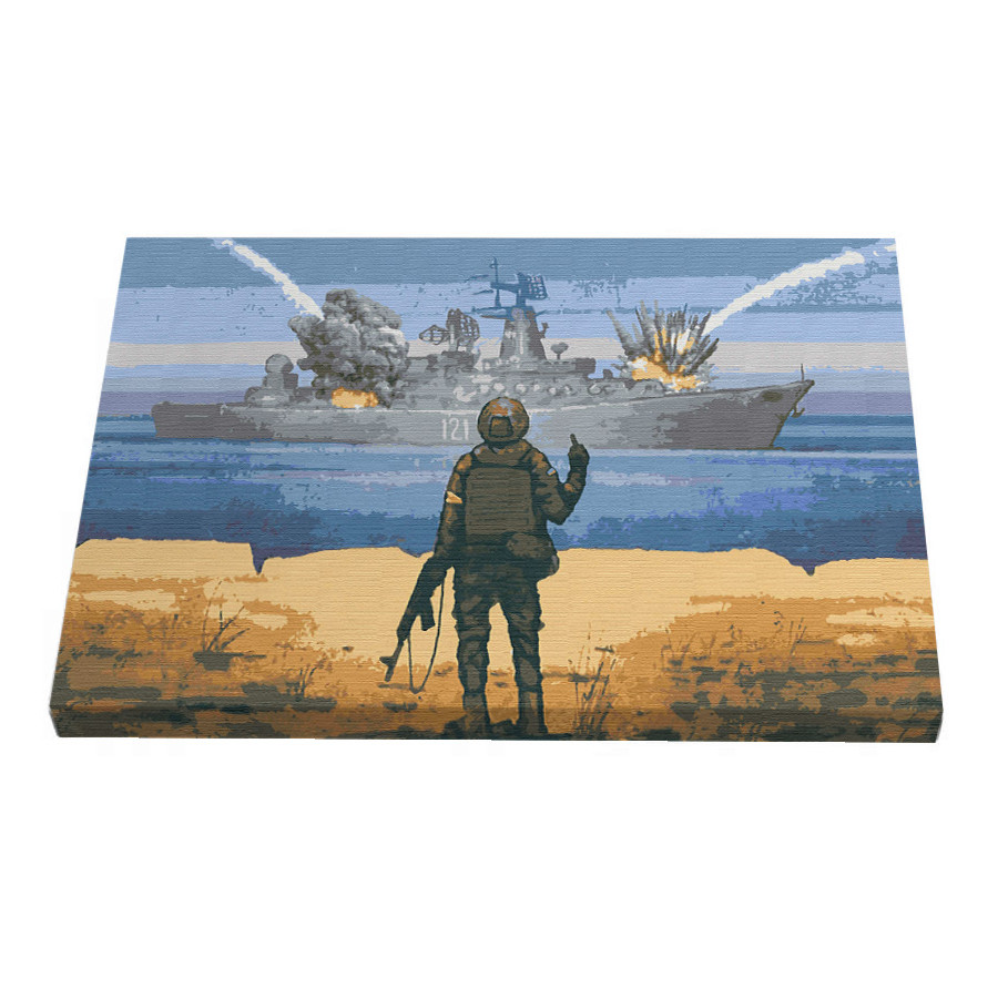 Картина за номерами Riviera Blanca Щасливої дороги! 28x40 см (RB-0432)