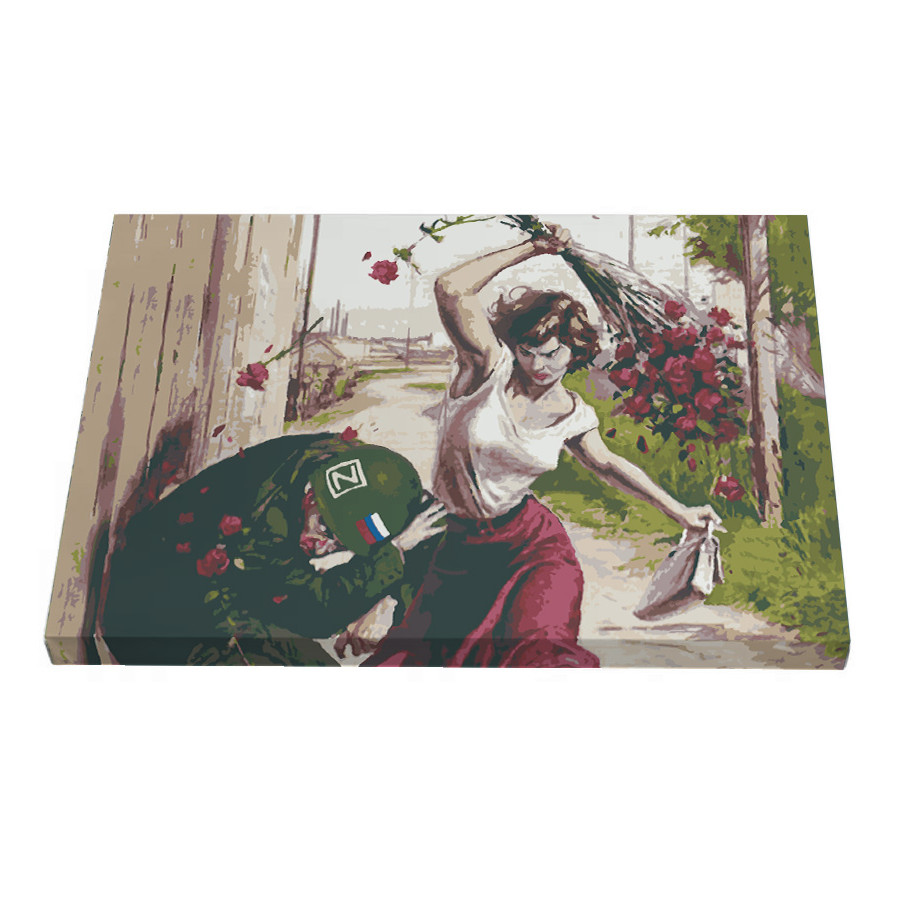 Картина за номерами Riviera Blanca Зустріч з квітами 28x40 см (RB-0437)
